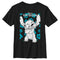 Boy's Lilo & Stitch Grumpy Blue Flowers T-Shirt