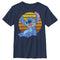 Boy's Lilo & Stitch Experiment 626 Retro Sunset Smile T-Shirt