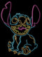 Boy's Lilo & Stitch Neon Stitch T-Shirt