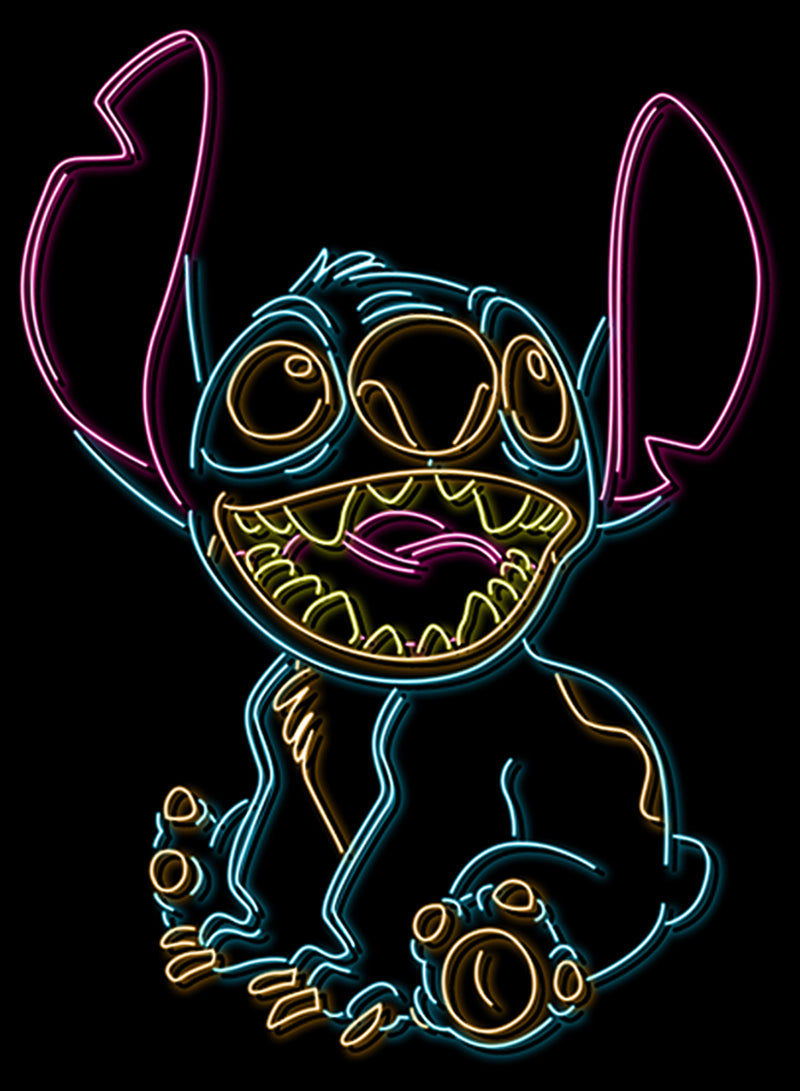 Boy's Lilo & Stitch Neon Stitch T-Shirt