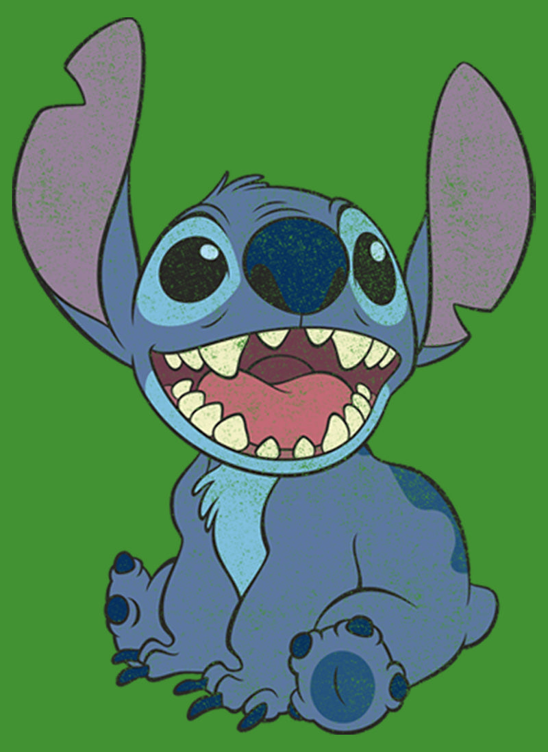 Boy's Lilo & Stitch Sitting Happily T-Shirt