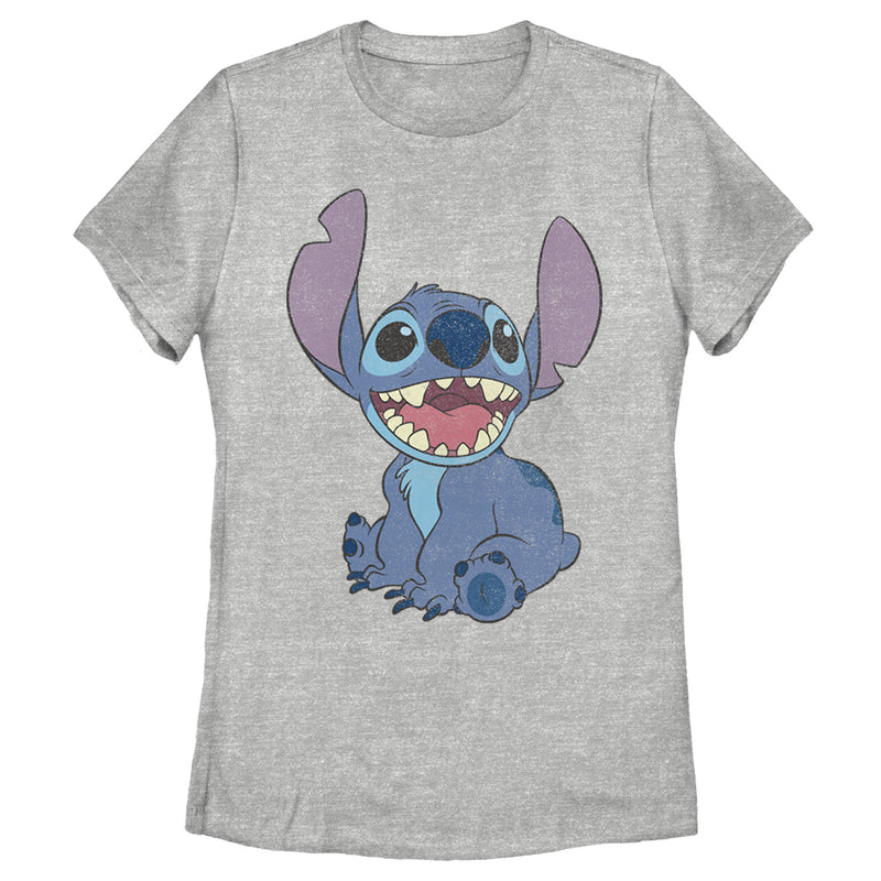 Women's Lilo & Stitch Sitting Happily T-Shirt