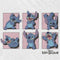 Men's Lilo & Stitch Poses in Pink Panels T-Shirt