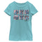 Girl's Lilo & Stitch Poses in Pink Panels T-Shirt
