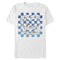 Men's Lilo & Stitch Blue Checkered Palm Trees T-Shirt