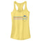 Junior's Lilo & Stitch Aloha Faux Pocket Stitch Racerback Tank Top