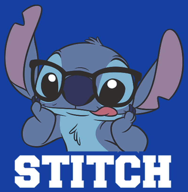 Men's Lilo & Stitch With Silly Black Glasses, Reading Time T-Shirt
