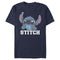 Men's Lilo & Stitch With Silly Black Glasses, Reading Time T-Shirt