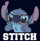 Men's Lilo & Stitch With Silly Black Glasses, Reading Time T-Shirt