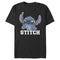 Men's Lilo & Stitch With Silly Black Glasses, Reading Time T-Shirt