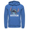 Men's Lilo & Stitch Silly Black Glasses Pull Over Hoodie