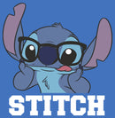 Men's Lilo & Stitch Silly Black Glasses Pull Over Hoodie