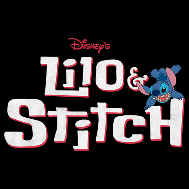 Boy's Lilo & Stitch Red and White Logo T-Shirt