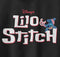 Junior's Lilo & Stitch Red and White Logo Racerback Tank Top