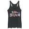 Women's Lilo & Stitch Red and White Logo Racerback Tank Top