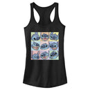 Junior's Lilo & Stitch Facial Expressions Racerback Tank Top