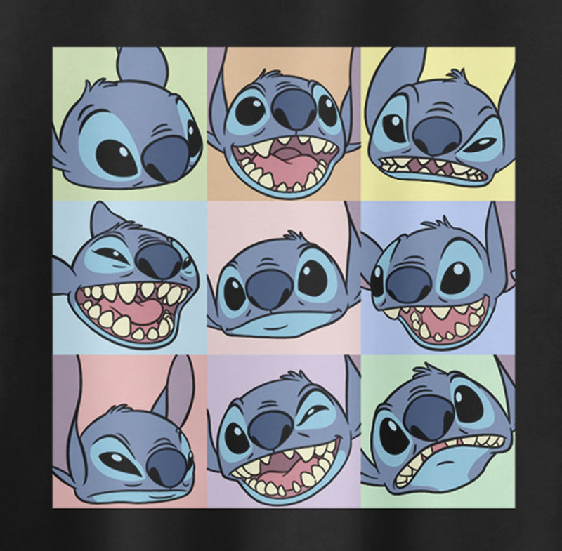 Junior's Lilo & Stitch Facial Expressions Racerback Tank Top