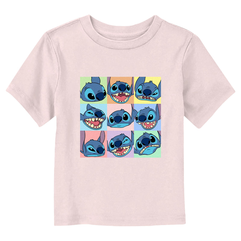 Toddler's Lilo & Stitch Facial Expressions Grid T-Shirt