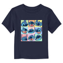 Toddler's Lilo & Stitch Facial Expressions Grid T-Shirt