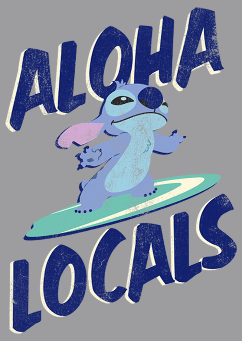 Boy's Lilo & Stitch Surfing Aloha Locals Pull Over Hoodie