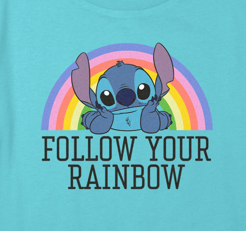 Girl's Lilo & Stitch Rainbow Stitch T-Shirt