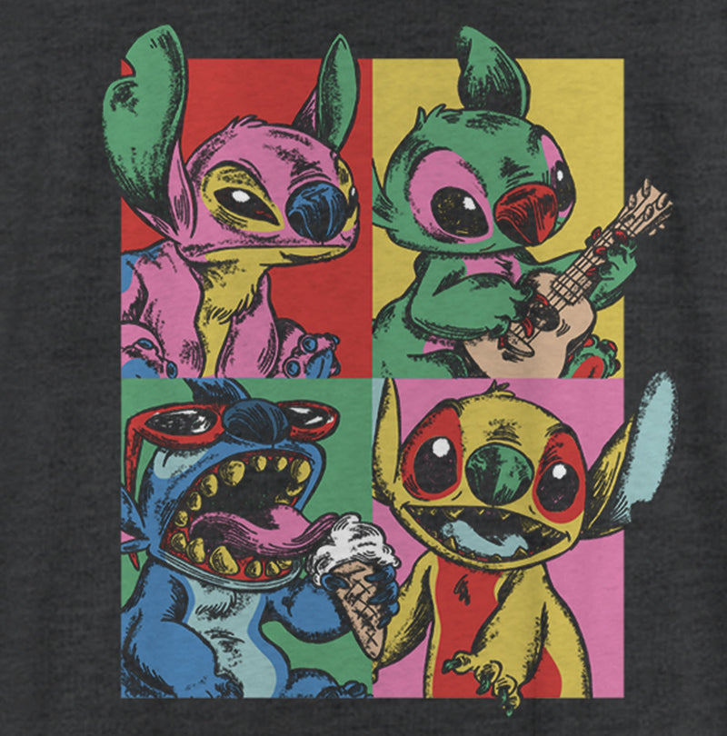 Women's Lilo & Stitch Retro Panel Racerback Tank Top