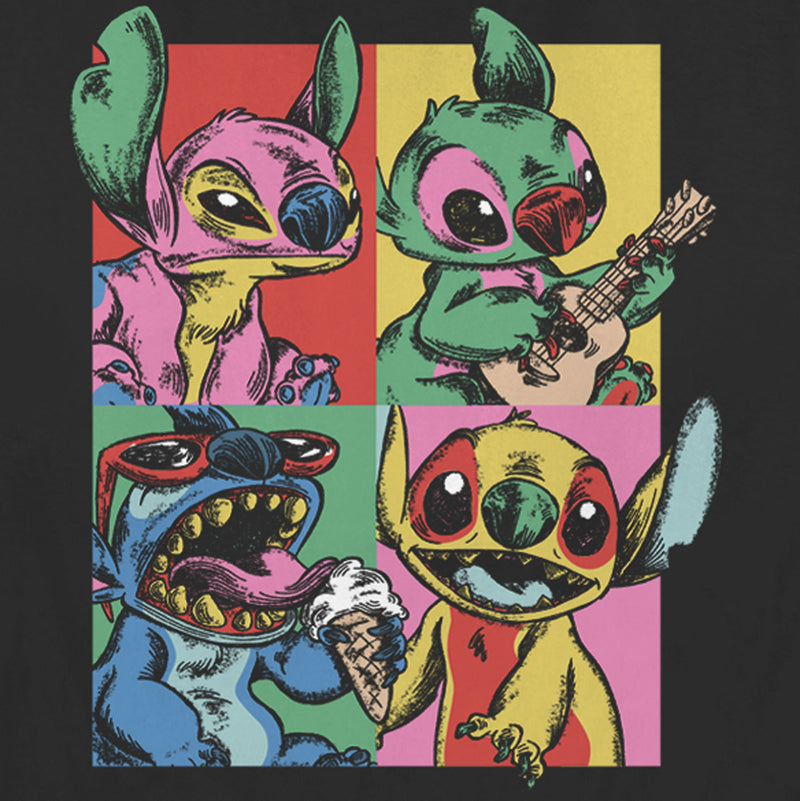 Women's Lilo & Stitch Retro Panel T-Shirt