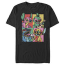 Men's Lilo & Stitch Retro Panel T-Shirt