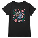 Girl's Lilo & Stitch Flowers and a Coconut T-Shirt