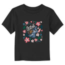 Toddler's Lilo & Stitch Distressed Flowers and a Coconut T-Shirt