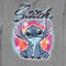 Junior's Lilo & Stitch Colorful Airbrush Cowl Neck Sweatshirt