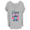 Junior's Lilo & Stitch Colorful Airbrush T-Shirt