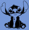Boy's Lilo & Stitch Black and White Sketch Stitch Performance Tee