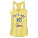 Junior's Lilo & Stitch Poolside Vibes Stitch Racerback Tank Top