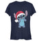 Junior's Lilo & Stitch Santa Surprise T-Shirt