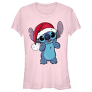 Junior's Lilo & Stitch Santa Surprise T-Shirt