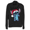 Junior's Lilo & Stitch Santa Surprise Cowl Neck Sweatshirt