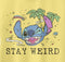 Junior's Lilo & Stitch Stay Weird Racerback Tank Top
