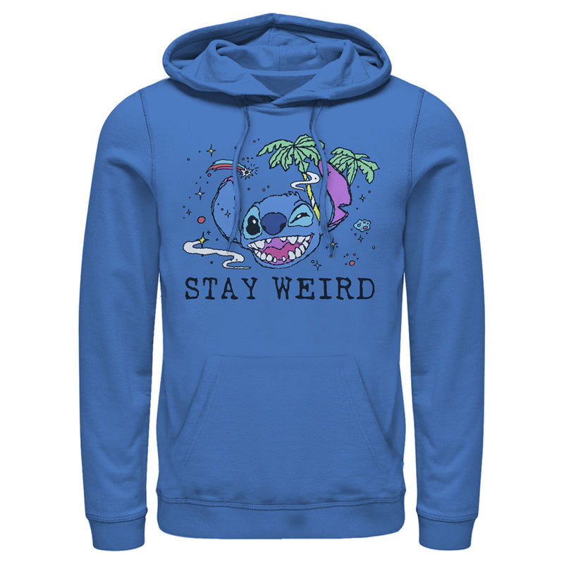 Men's Lilo & Stitch Stay Weird Pull Over Hoodie