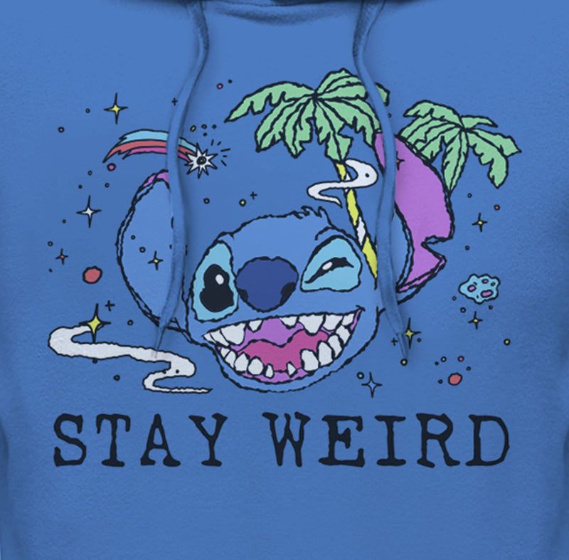 Men's Lilo & Stitch Stay Weird Pull Over Hoodie