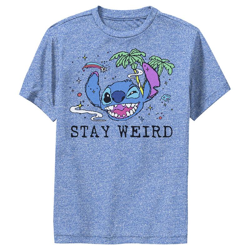 Boy's Lilo & Stitch Stay Weird Performance Tee
