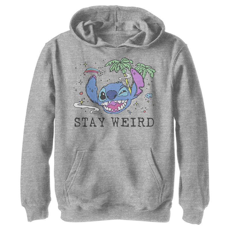 Boy's Lilo & Stitch Stay Weird Pull Over Hoodie