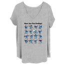 Junior's Lilo & Stitch How Are You Feeling T-Shirt