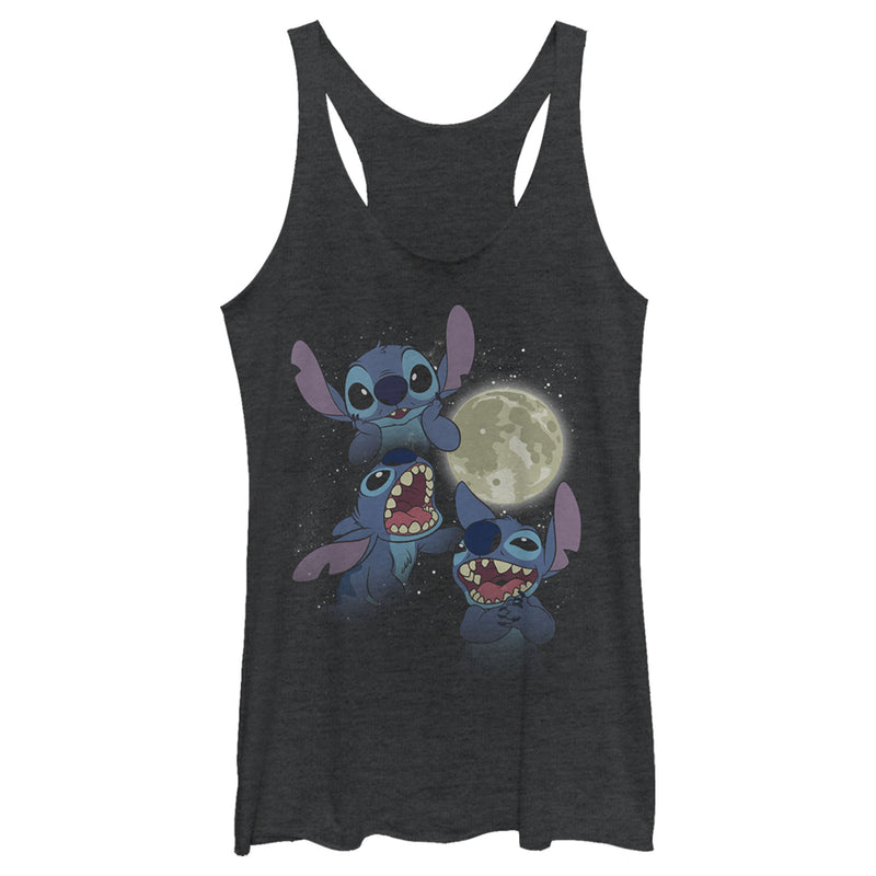 Women's Lilo & Stitch Howling at the Moon Racerback Tank Top