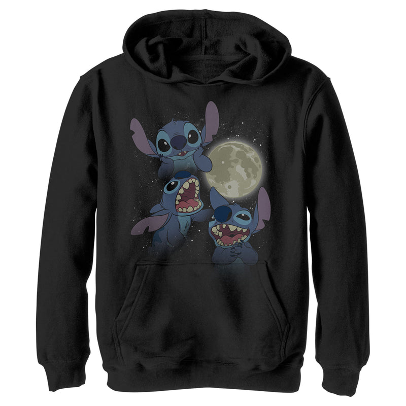 Boy's Lilo & Stitch Moon and Stitch Pull Over Hoodie