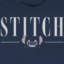Men's Lilo & Stitch White Script Face Sweatshirt