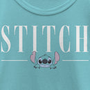 Girl's Lilo & Stitch White Script Face T-Shirt