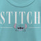 Girl's Lilo & Stitch White Script Face T-Shirt