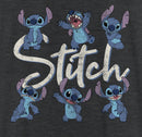 Women's Lilo & Stitch Distressed Poses Racerback Tank Top