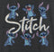 Women's Lilo & Stitch Distressed Poses Racerback Tank Top
